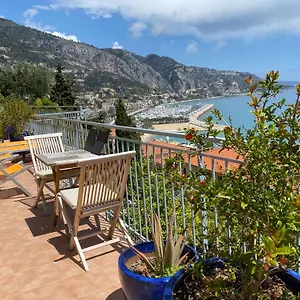 Apartment L'ensoleillee Vue Panoramique Mer, 250 M De La Plage Et Du Centre, Menton